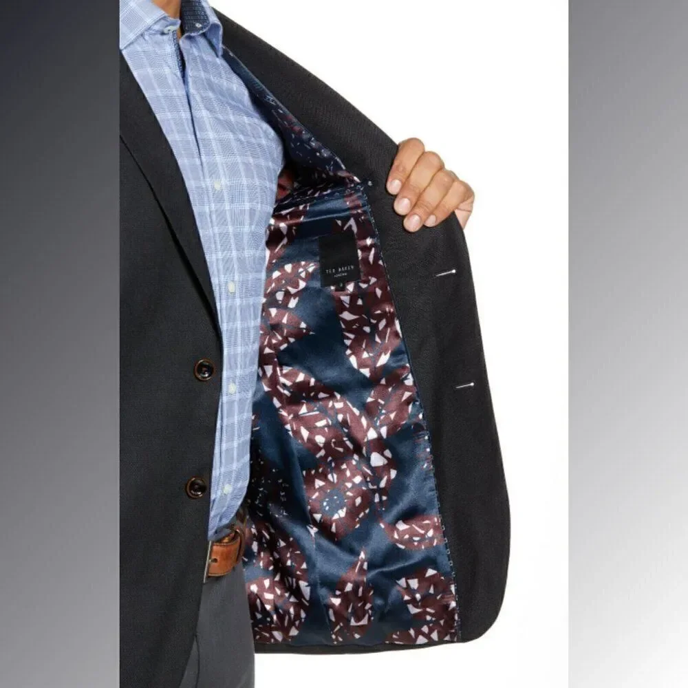 TED BAKER Suit Jacket Single Breasted Formal Core Blazer Sport Coat XL 36/42 NWT